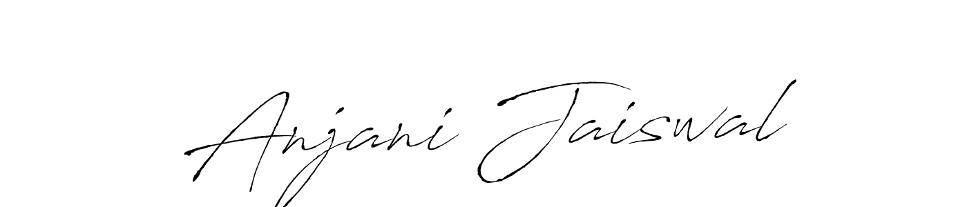 Also You can easily find your signature by using the search form. We will create Anjani Jaiswal name handwritten signature images for you free of cost using Antro_Vectra sign style. Anjani Jaiswal signature style 6 images and pictures png