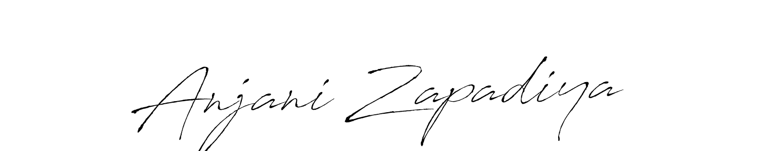 See photos of Anjani Zapadiya official signature by Spectra . Check more albums & portfolios. Read reviews & check more about Antro_Vectra font. Anjani Zapadiya signature style 6 images and pictures png