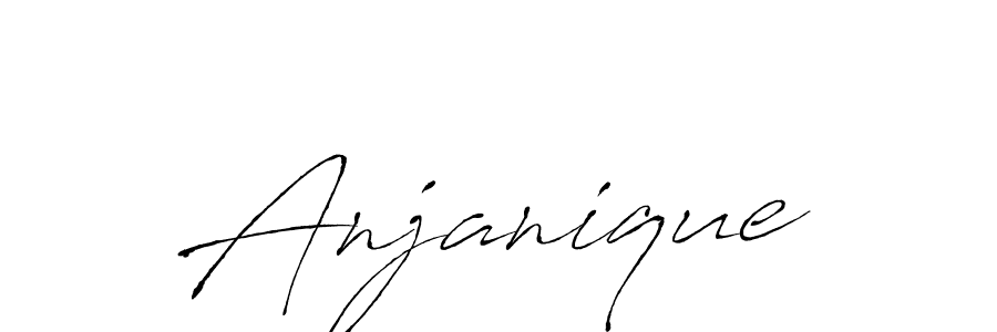 Also You can easily find your signature by using the search form. We will create Anjanique name handwritten signature images for you free of cost using Antro_Vectra sign style. Anjanique signature style 6 images and pictures png