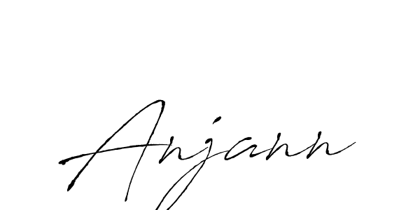 Design your own signature with our free online signature maker. With this signature software, you can create a handwritten (Antro_Vectra) signature for name Anjann. Anjann signature style 6 images and pictures png
