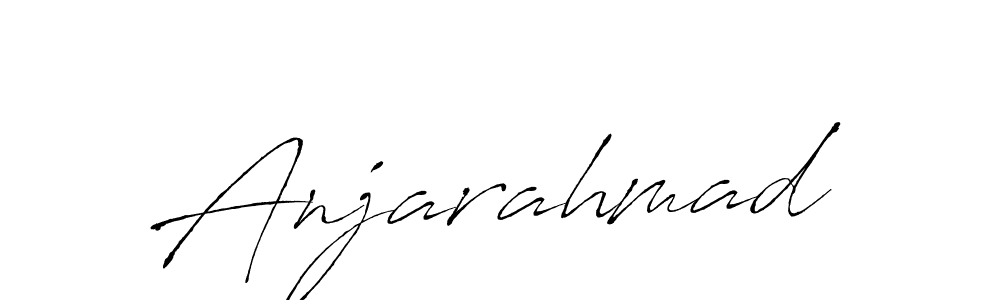 Make a beautiful signature design for name Anjarahmad. Use this online signature maker to create a handwritten signature for free. Anjarahmad signature style 6 images and pictures png