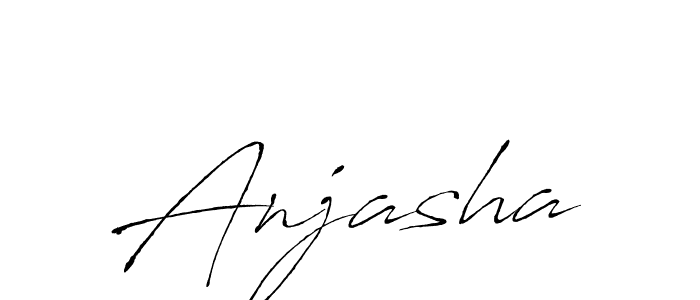 Make a beautiful signature design for name Anjasha. With this signature (Antro_Vectra) style, you can create a handwritten signature for free. Anjasha signature style 6 images and pictures png