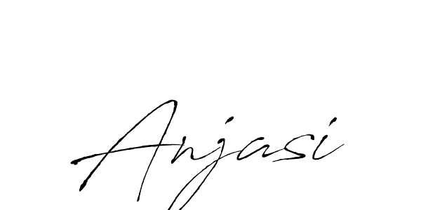 Antro_Vectra is a professional signature style that is perfect for those who want to add a touch of class to their signature. It is also a great choice for those who want to make their signature more unique. Get Anjasi name to fancy signature for free. Anjasi signature style 6 images and pictures png
