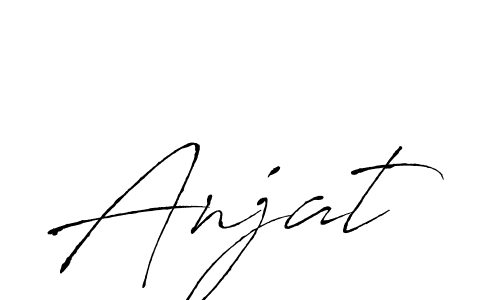 The best way (Antro_Vectra) to make a short signature is to pick only two or three words in your name. The name Anjat include a total of six letters. For converting this name. Anjat signature style 6 images and pictures png