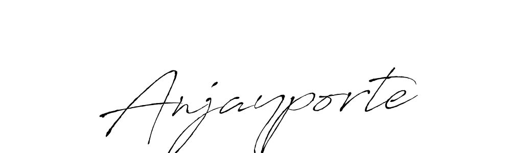 Antro_Vectra is a professional signature style that is perfect for those who want to add a touch of class to their signature. It is also a great choice for those who want to make their signature more unique. Get Anjayporte name to fancy signature for free. Anjayporte signature style 6 images and pictures png