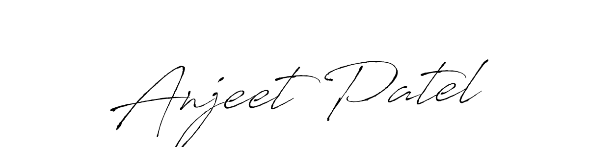 Make a beautiful signature design for name Anjeet Patel. Use this online signature maker to create a handwritten signature for free. Anjeet Patel signature style 6 images and pictures png