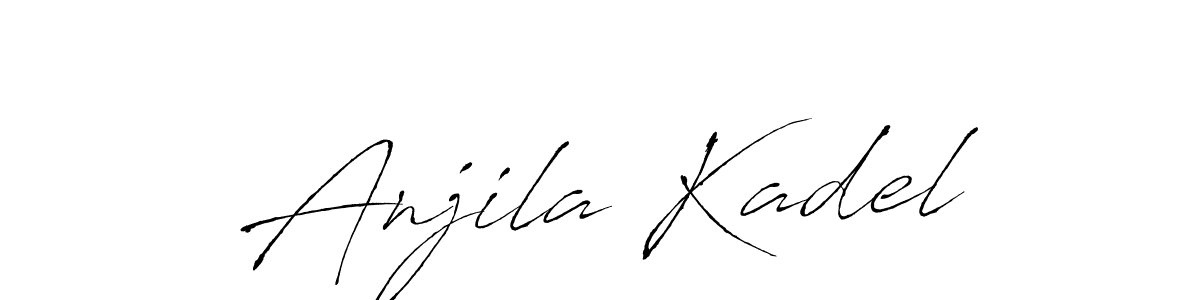 Similarly Antro_Vectra is the best handwritten signature design. Signature creator online .You can use it as an online autograph creator for name Anjila Kadel. Anjila Kadel signature style 6 images and pictures png