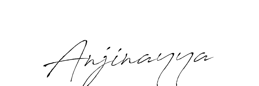 Design your own signature with our free online signature maker. With this signature software, you can create a handwritten (Antro_Vectra) signature for name Anjinayya. Anjinayya signature style 6 images and pictures png