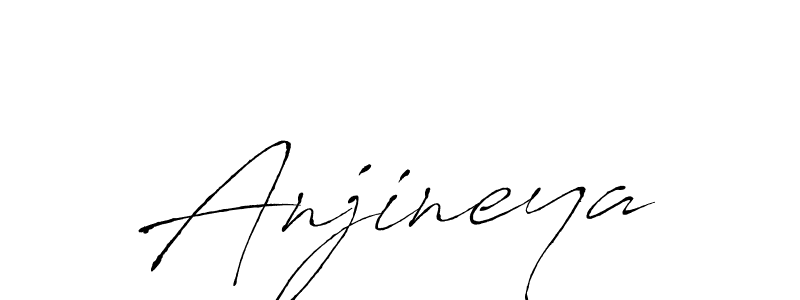 Design your own signature with our free online signature maker. With this signature software, you can create a handwritten (Antro_Vectra) signature for name Anjineya. Anjineya signature style 6 images and pictures png