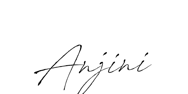 Also we have Anjini name is the best signature style. Create professional handwritten signature collection using Antro_Vectra autograph style. Anjini signature style 6 images and pictures png