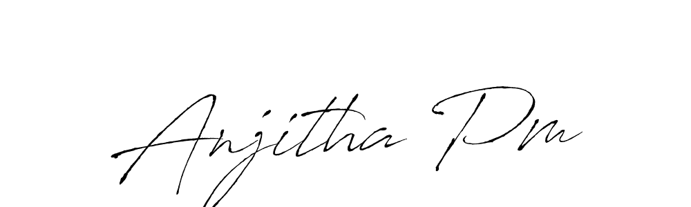 Here are the top 10 professional signature styles for the name Anjitha Pm. These are the best autograph styles you can use for your name. Anjitha Pm signature style 6 images and pictures png