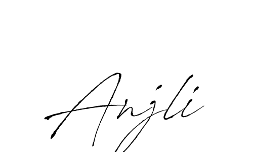 Create a beautiful signature design for name Anjli. With this signature (Antro_Vectra) fonts, you can make a handwritten signature for free. Anjli signature style 6 images and pictures png