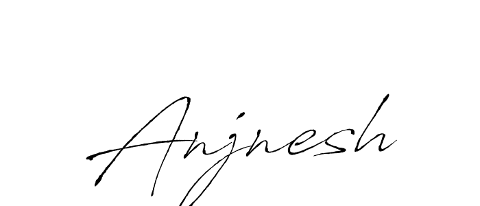 Design your own signature with our free online signature maker. With this signature software, you can create a handwritten (Antro_Vectra) signature for name Anjnesh. Anjnesh signature style 6 images and pictures png