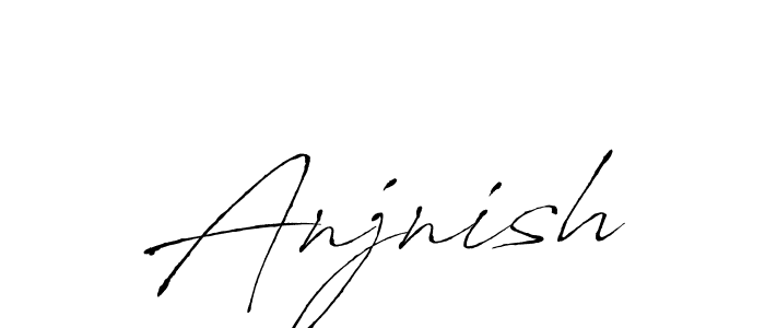 How to Draw Anjnish signature style? Antro_Vectra is a latest design signature styles for name Anjnish. Anjnish signature style 6 images and pictures png