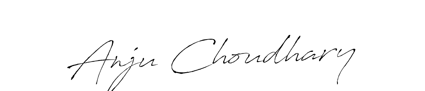 Create a beautiful signature design for name Anju Choudhary. With this signature (Antro_Vectra) fonts, you can make a handwritten signature for free. Anju Choudhary signature style 6 images and pictures png