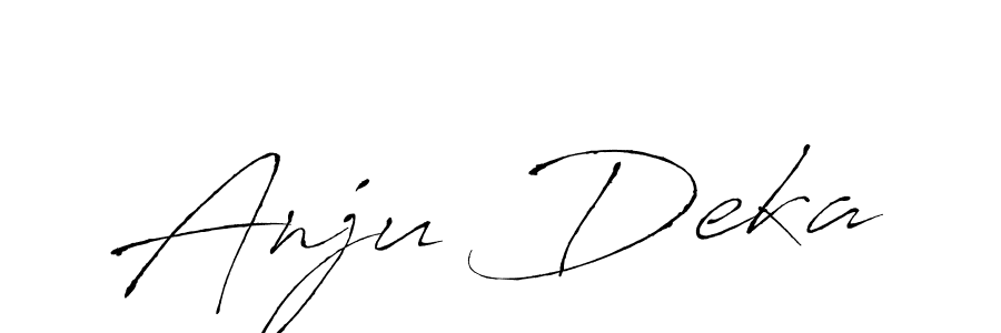 Also You can easily find your signature by using the search form. We will create Anju Deka name handwritten signature images for you free of cost using Antro_Vectra sign style. Anju Deka signature style 6 images and pictures png