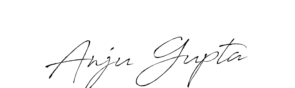 Use a signature maker to create a handwritten signature online. With this signature software, you can design (Antro_Vectra) your own signature for name Anju Gupta. Anju Gupta signature style 6 images and pictures png