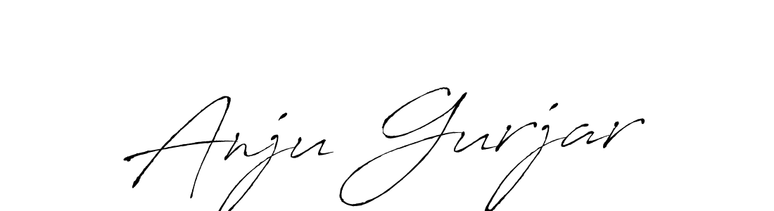 The best way (Antro_Vectra) to make a short signature is to pick only two or three words in your name. The name Anju Gurjar include a total of six letters. For converting this name. Anju Gurjar signature style 6 images and pictures png