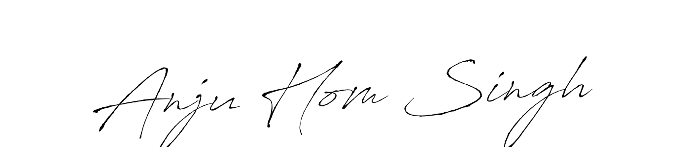 See photos of Anju Hom Singh official signature by Spectra . Check more albums & portfolios. Read reviews & check more about Antro_Vectra font. Anju Hom Singh signature style 6 images and pictures png