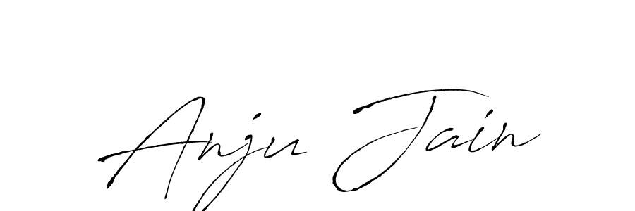 How to make Anju Jain signature? Antro_Vectra is a professional autograph style. Create handwritten signature for Anju Jain name. Anju Jain signature style 6 images and pictures png
