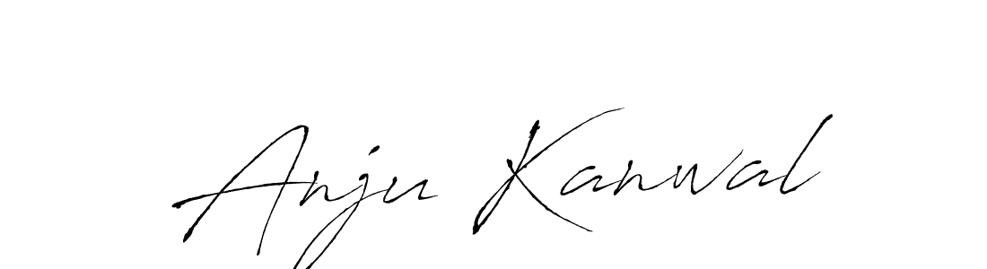 The best way (Antro_Vectra) to make a short signature is to pick only two or three words in your name. The name Anju Kanwal include a total of six letters. For converting this name. Anju Kanwal signature style 6 images and pictures png