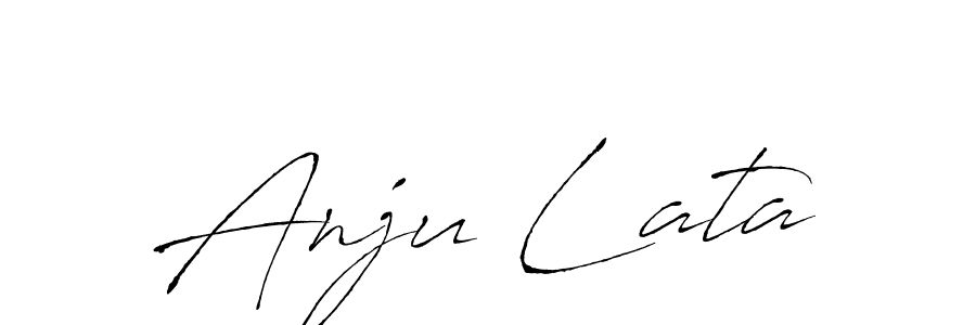 The best way (Antro_Vectra) to make a short signature is to pick only two or three words in your name. The name Anju Lata include a total of six letters. For converting this name. Anju Lata signature style 6 images and pictures png