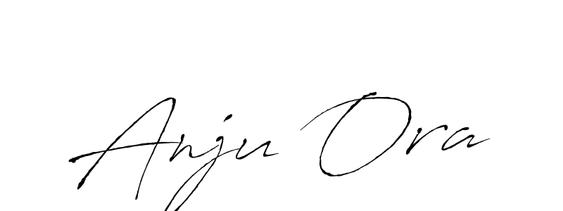 Make a beautiful signature design for name Anju Ora. Use this online signature maker to create a handwritten signature for free. Anju Ora signature style 6 images and pictures png