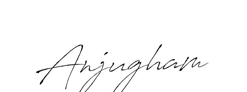 Design your own signature with our free online signature maker. With this signature software, you can create a handwritten (Antro_Vectra) signature for name Anjugham. Anjugham signature style 6 images and pictures png