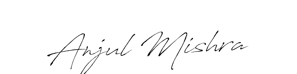 How to make Anjul Mishra signature? Antro_Vectra is a professional autograph style. Create handwritten signature for Anjul Mishra name. Anjul Mishra signature style 6 images and pictures png