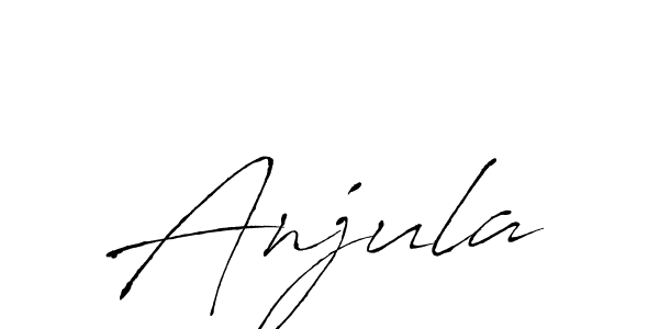 Make a beautiful signature design for name Anjula. With this signature (Antro_Vectra) style, you can create a handwritten signature for free. Anjula signature style 6 images and pictures png