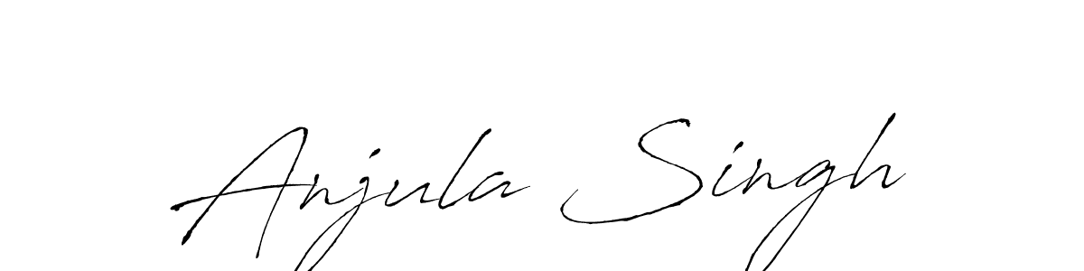 This is the best signature style for the Anjula Singh name. Also you like these signature font (Antro_Vectra). Mix name signature. Anjula Singh signature style 6 images and pictures png