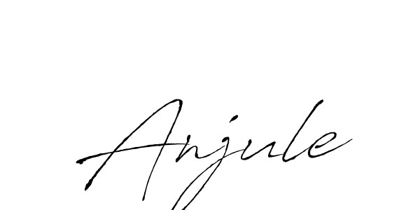 How to make Anjule signature? Antro_Vectra is a professional autograph style. Create handwritten signature for Anjule name. Anjule signature style 6 images and pictures png