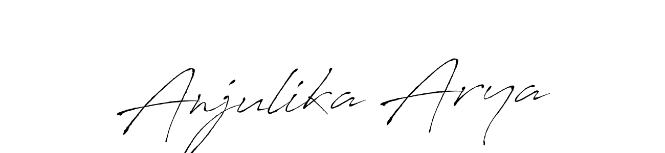 Also You can easily find your signature by using the search form. We will create Anjulika Arya name handwritten signature images for you free of cost using Antro_Vectra sign style. Anjulika Arya signature style 6 images and pictures png
