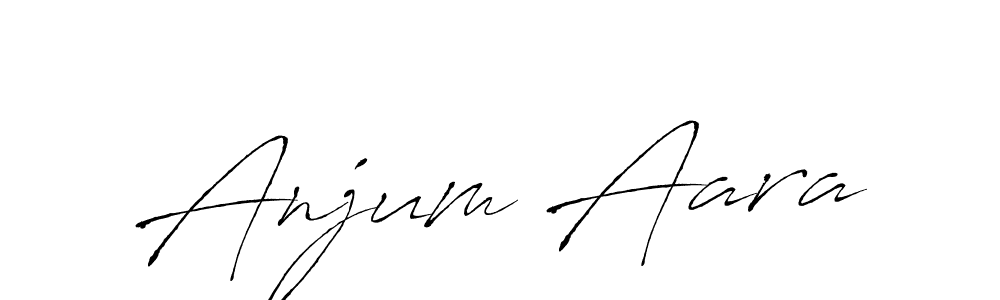 Make a beautiful signature design for name Anjum Aara. With this signature (Antro_Vectra) style, you can create a handwritten signature for free. Anjum Aara signature style 6 images and pictures png