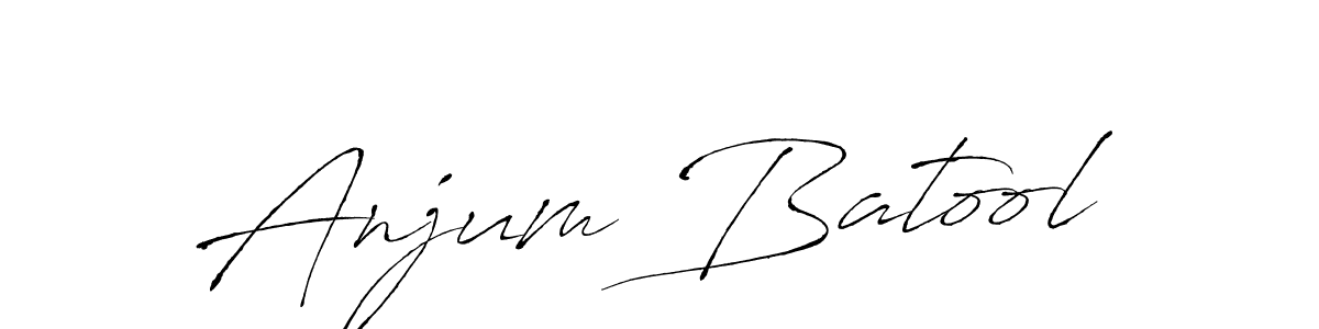 Anjum Batool stylish signature style. Best Handwritten Sign (Antro_Vectra) for my name. Handwritten Signature Collection Ideas for my name Anjum Batool. Anjum Batool signature style 6 images and pictures png