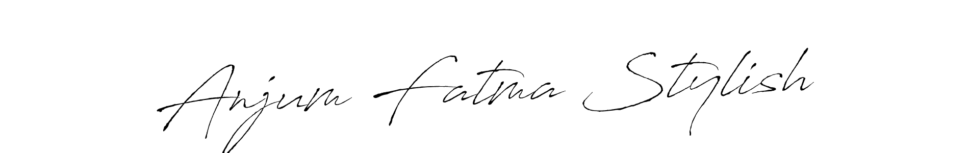 Antro_Vectra is a professional signature style that is perfect for those who want to add a touch of class to their signature. It is also a great choice for those who want to make their signature more unique. Get Anjum Fatma Stylish name to fancy signature for free. Anjum Fatma Stylish signature style 6 images and pictures png