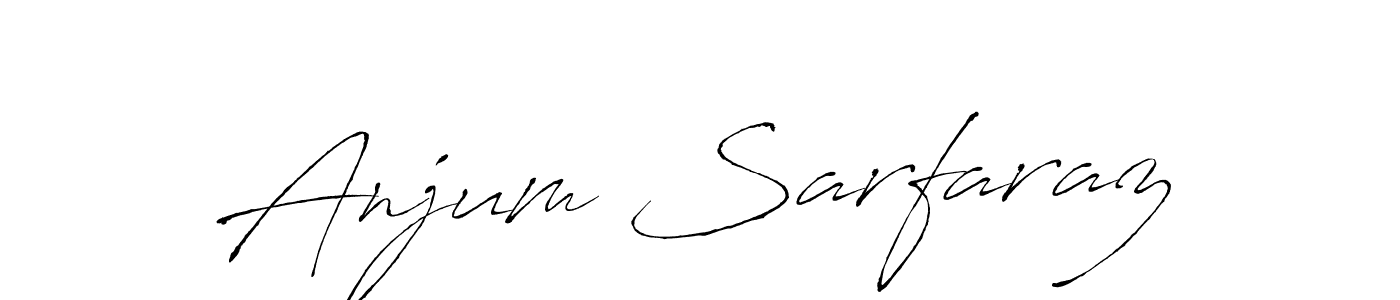 The best way (Antro_Vectra) to make a short signature is to pick only two or three words in your name. The name Anjum Sarfaraz include a total of six letters. For converting this name. Anjum Sarfaraz signature style 6 images and pictures png