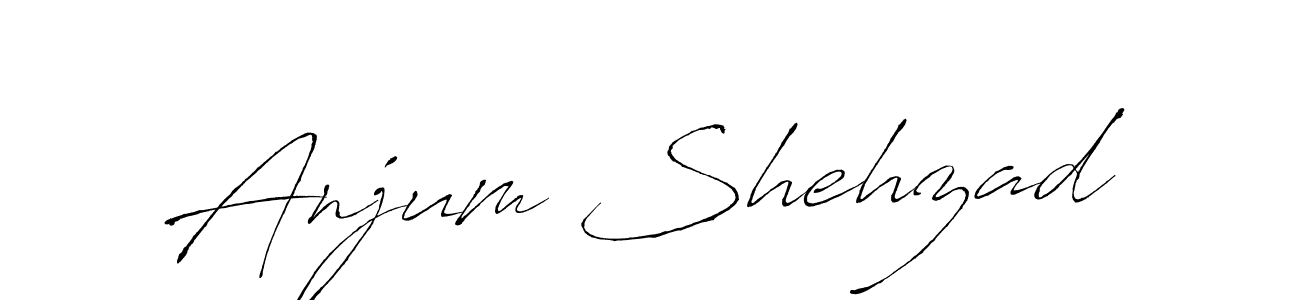 Design your own signature with our free online signature maker. With this signature software, you can create a handwritten (Antro_Vectra) signature for name Anjum Shehzad. Anjum Shehzad signature style 6 images and pictures png