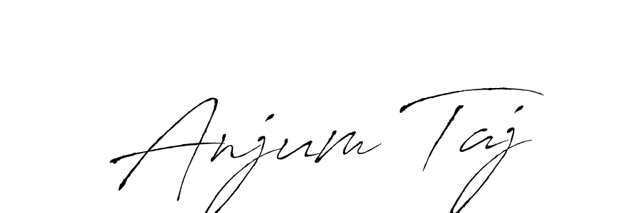 See photos of Anjum Taj official signature by Spectra . Check more albums & portfolios. Read reviews & check more about Antro_Vectra font. Anjum Taj signature style 6 images and pictures png