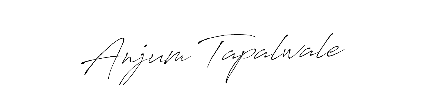 Also You can easily find your signature by using the search form. We will create Anjum Tapalwale name handwritten signature images for you free of cost using Antro_Vectra sign style. Anjum Tapalwale signature style 6 images and pictures png