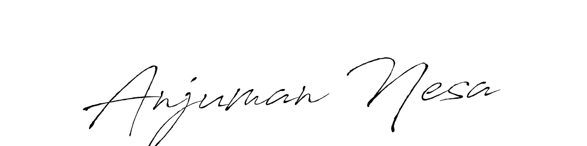 This is the best signature style for the Anjuman Nesa name. Also you like these signature font (Antro_Vectra). Mix name signature. Anjuman Nesa signature style 6 images and pictures png