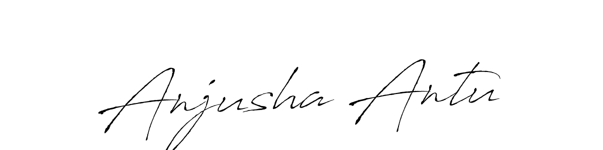 It looks lik you need a new signature style for name Anjusha Antu. Design unique handwritten (Antro_Vectra) signature with our free signature maker in just a few clicks. Anjusha Antu signature style 6 images and pictures png