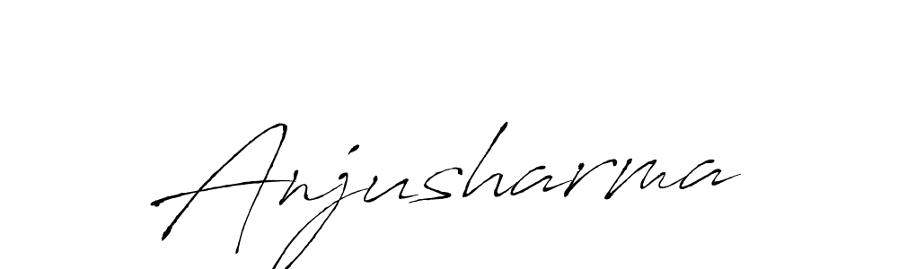 Make a beautiful signature design for name Anjusharma. Use this online signature maker to create a handwritten signature for free. Anjusharma signature style 6 images and pictures png