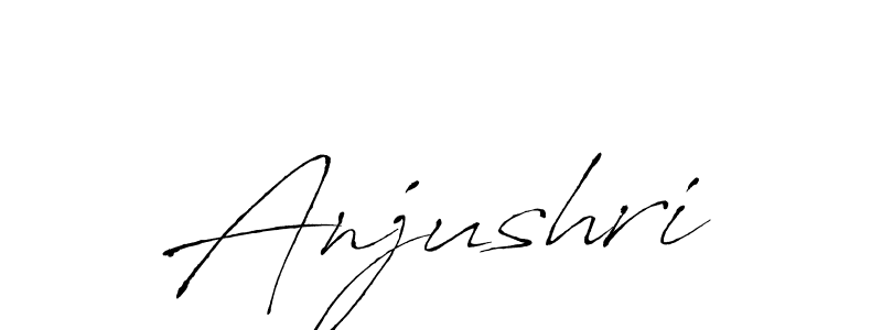 How to make Anjushri name signature. Use Antro_Vectra style for creating short signs online. This is the latest handwritten sign. Anjushri signature style 6 images and pictures png