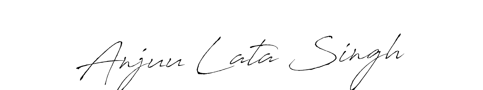 How to Draw Anjuu Lata Singh signature style? Antro_Vectra is a latest design signature styles for name Anjuu Lata Singh. Anjuu Lata Singh signature style 6 images and pictures png
