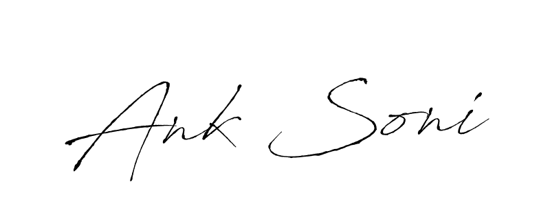 It looks lik you need a new signature style for name Ank Soni. Design unique handwritten (Antro_Vectra) signature with our free signature maker in just a few clicks. Ank Soni signature style 6 images and pictures png