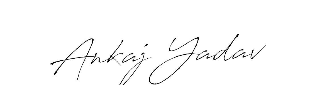 Create a beautiful signature design for name Ankaj Yadav. With this signature (Antro_Vectra) fonts, you can make a handwritten signature for free. Ankaj Yadav signature style 6 images and pictures png