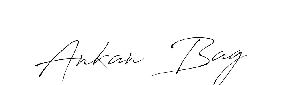 You can use this online signature creator to create a handwritten signature for the name Ankan  Bag. This is the best online autograph maker. Ankan  Bag signature style 6 images and pictures png