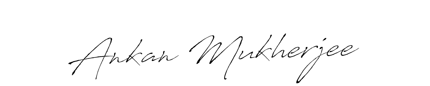 How to make Ankan Mukherjee name signature. Use Antro_Vectra style for creating short signs online. This is the latest handwritten sign. Ankan Mukherjee signature style 6 images and pictures png