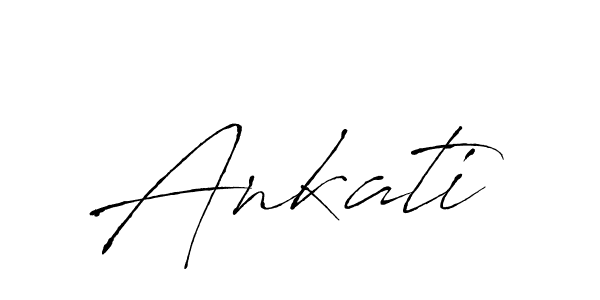 You can use this online signature creator to create a handwritten signature for the name Ankati. This is the best online autograph maker. Ankati signature style 6 images and pictures png